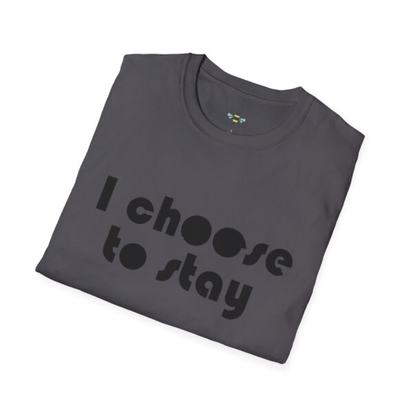 I Choose to Stay Semicolon Suicide Prevention Tee - Image 4