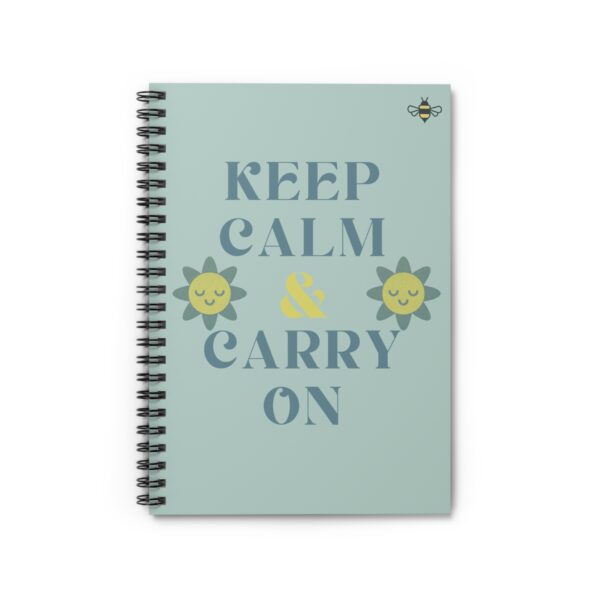 Keep Calm & Carry On Design Spiral Notebook