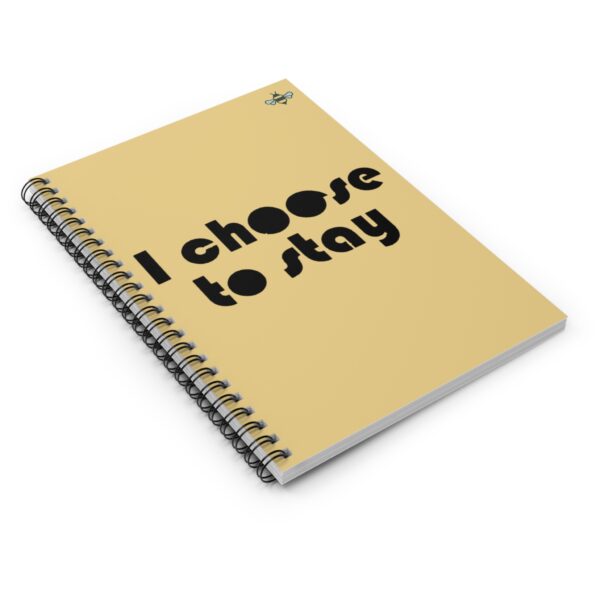 I Choose to Stay Semicolon Suicide Prevention Spiral Notebook - Image 3