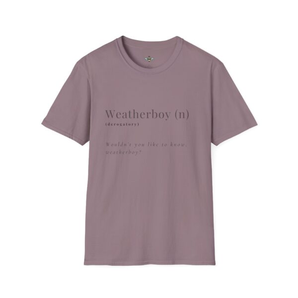 "Wouldn't you like to know weatherboy" Tee - Image 25