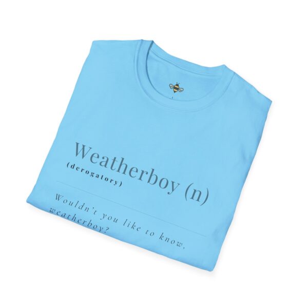 "Wouldn't you like to know weatherboy" Tee - Image 24